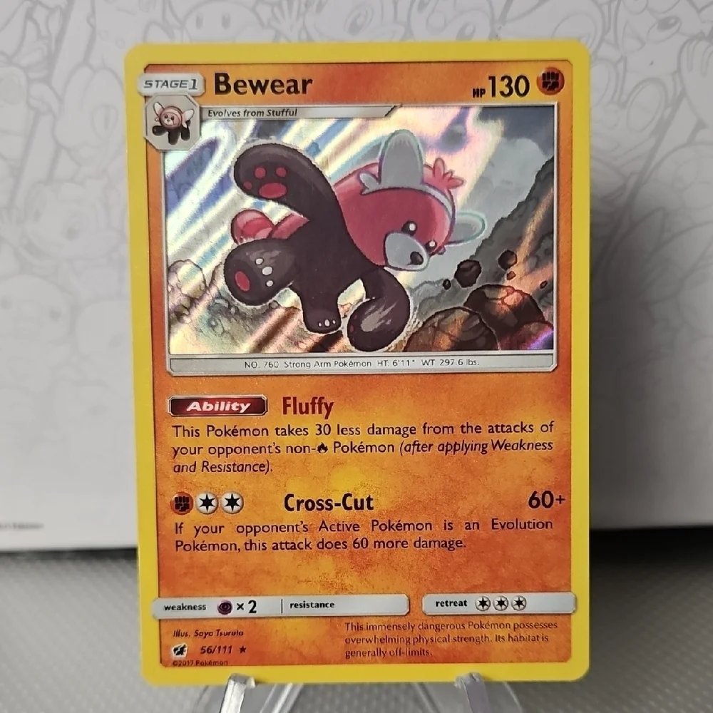 Bewear 56/111 Pokemon TCG Holo Rare